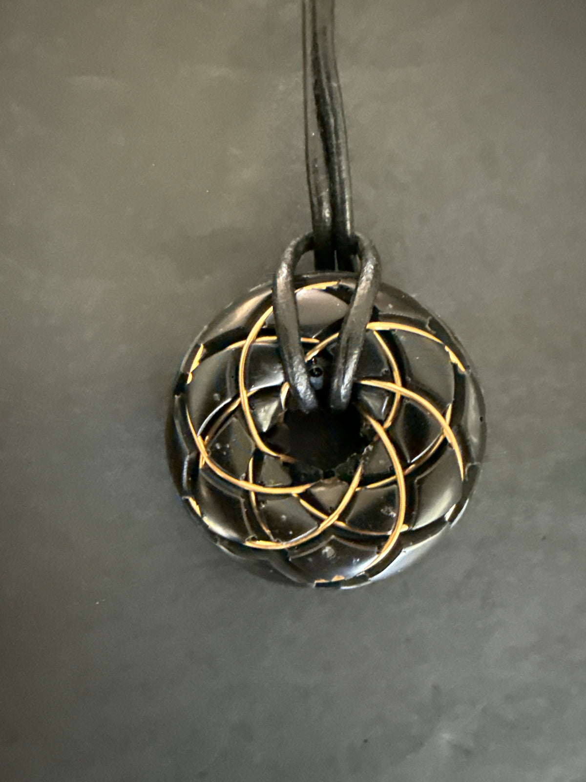 Aetherion Halo Pendant Shungite pendent